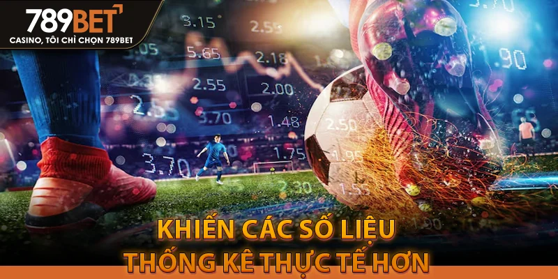 Khiến các số liệu thống kê thực tế hơn 